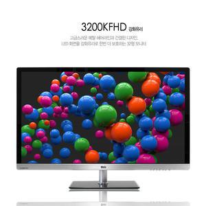벽걸이 서비스 32인치 LED모니터 3200KFHD 해상도 풀HD DVI,브라켓