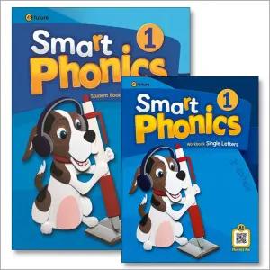 [카드10%] 스마트 파닉스 Smart Phonics 1 교재 워크북 세트 (전2권) (3rd) (AI Phonics App)