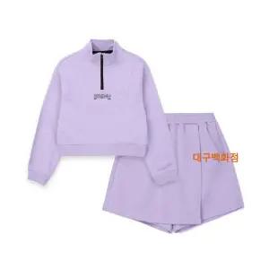 [대구백화점] [레노마키즈]초등 여아 세미 크롭 상하복 세트(R2415T143/P243)