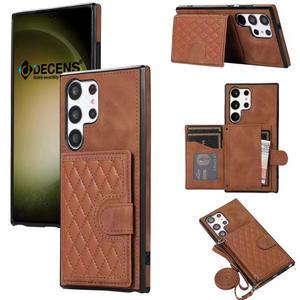 데켄스 갤럭시 S25 S24 S23 S22 S21 S20 울트라 플러스 노트20 카드포켓 지갑 카드수납 목걸이 가죽