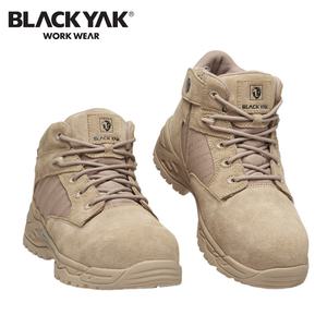 블랙야크 천연가죽 메쉬 통풍 논슬립 쿠션 안전화 사막화 YAK-501 현장화