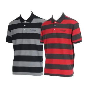 [차앤리]남자 보더 2단스트라이프 PK티