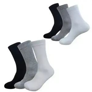 국산 비바삭스 남성 중목 장목 양말 (10켤레) 정장 비즈니스 신사 기본 남자 패션 고급원사 긴양말