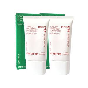 이니스프리 톤업 워터링 선스크린 SPF50+PA++++ 60ml x2개