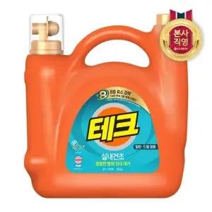 테크 실내건조 액체세제 일반드럼 겸용 대용량 5.5L