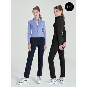 [마운틴밸리][1+1][여성BEST] 여름 프리미엄 쿨링 냉감 스판 허리 이밴드 이지 팬츠