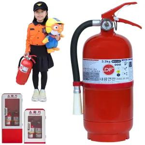 ABC분말소화기 국산 3.3kg DF 대동 가정용 산업용 업소용 국가검정품 KC인증 스티커, 자석식 점검표 증정
