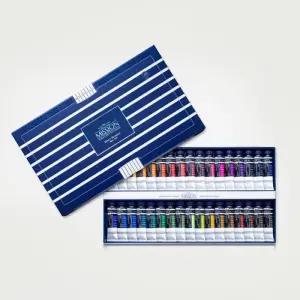 미젤로 미션 화이트 수채물감세트 15ml 34색