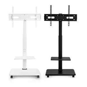 와룡물산 이동식 티비 TV 스탠드 거치대 받침대 55인치 65인치 75인치 삼성 LG호환 WYM003