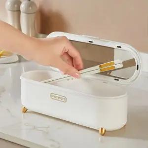 [이소품]심플 숟가락통 물빠짐 조리도구 수저정리함