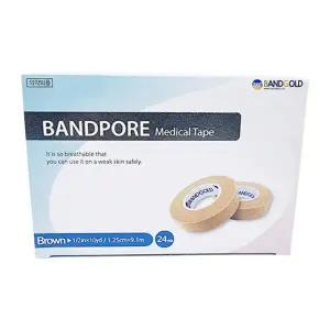 밴드골드 종이반창고 밴드포어 살색 1/2인치
