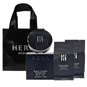 헤라 블랙쿠션 파운데이션 팩트 본품15g +리필15g x2개 +선물용쇼핑백 증 정 23N1베이지 SPF34