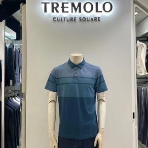 트레몰로 HC09 카라 반팔티셔츠 (주)세정 남성 24여름 터콰이즈그린 보들보들 냉감 TR