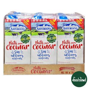 [BOX] Asturiana 아스투리아나 동물성 쿠킹크림 [1Lx6개]