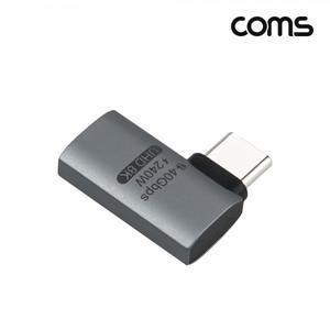 라이트컴 BF215 Coms USB4.0TypeC꺾임젠더CtoC타입GEN3240W40GbpsUHD8K