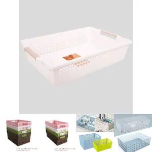 라이프 바스켓A7호/PP플라스틱/박스/다용도/바구니/바께스/바스케트/소품/정리함/손잡이/쇼핑/수납