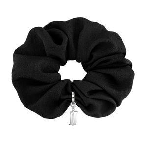 LALA J 쉬폰 헤어 스크런치 - 블랙 (JALJHS3BS806FA000)