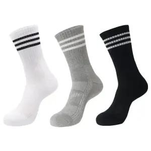 PRS 남성용 빅사이즈 큰발 왕발 3선링글 장목스포츠 양말 6켤레