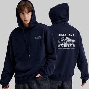 히말라야/프린팅/후드티/레터링/로고/오버핏/긴팔/남자/쭈리/봄/가을/기본/후드