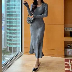 [미나그램] 아르멜 골지니트롱원피스