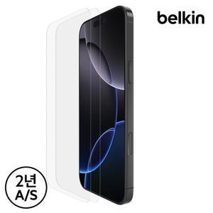 [벨킨] 아이폰16프로맥스 이지프레임 템퍼드 강화유리 필름 2매 OVA166fq
