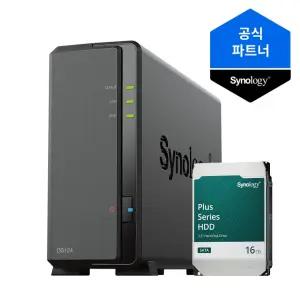 시놀로지 나스 DS124 NAS 1베이 16TB(16TBx1) HAT3310-16T