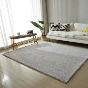 바오밥 코지 러그 200x270cm - 그레이 먼지없는 단모 카페트 인테리어 사계절용 코스트코