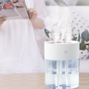 2L 대용량 3구 가습기 아이방 거실 침실 삼투압 저소음 가습기 무드등