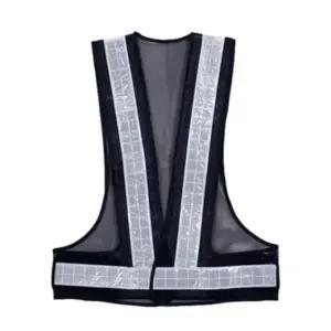 신호수조끼 X반도 곤색 백색띠/반사/야간/야광/안전/작업용/방범용/경비/교통/공사장/조끼/형광