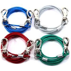 와이어 대형견 강아지 소형견 리드줄 목줄 개줄