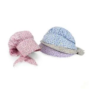 부승 일모자 꽃무늬 농사 모자 자외선차단