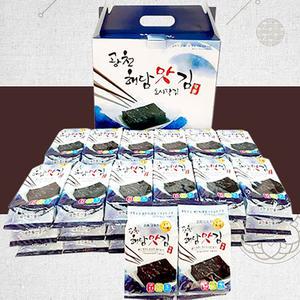 광천 해담맛김 재래김 조미김 식탁김 도시락김 4g 32개