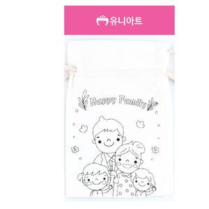 (무료배송) 유니아트 DIY 2500 패브릭 주머니 우리가족/공작/만들기