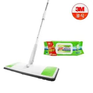 [3M] 올터치 막대걸레 대형+더블액션 물걸레 청소포 대형 20매