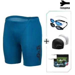 [롯데백화점]레노마 남성 반티지 퍼즐 3부 수영복 수경수모세트 MF2E801SET_MB