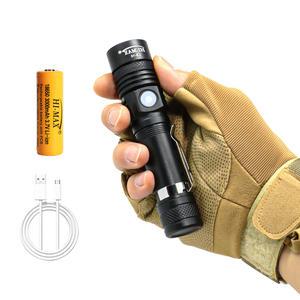 아노라이트 LED 소형 미니 강력 손전등 C타입 USB 충전식 헬멧 후래쉬 LS10 일반세트