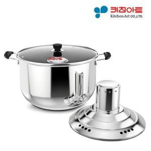 키친아트 스팀 빨래솥 삶숙이 세탁솥 대형삶통 대용량 빨래솥 빨래냄비 삶는냄비 삶통