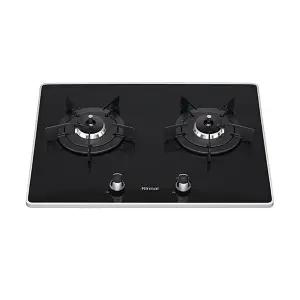 [린나이]가스레인지 2구 빌트인 블랙 건전지교체형 RBR-P2501D