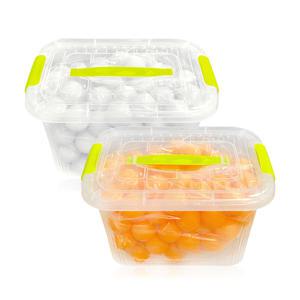 탁구공 100개입 플라스틱케이스 대용량 탁구 5성 ABS 재질 시합용 연습구 무지공 학교 체육