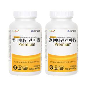 서울약사신협 멀티비타민 앤 미네랄 프리미엄 1500mg 180정 2통