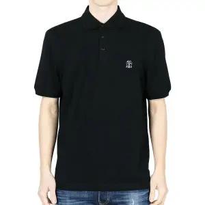 [브루넬로쿠치넬리] 로고 코튼 PK반팔(블랙) ME8548788 CGB88