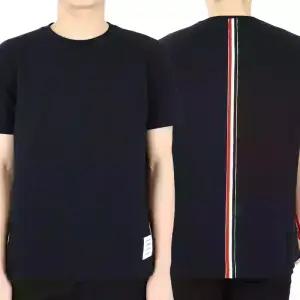 디몬트 톰브라운 남성 백삼선 스트라이프 반팔(네이비) MJS056A 00050 415