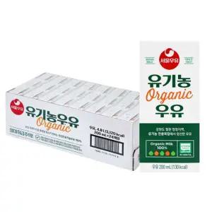 서울우유 유기농우유 200mlx24개