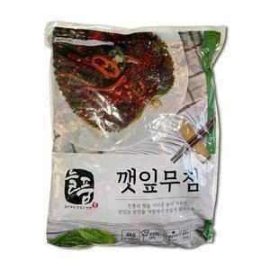 반찬단지 늘품 깻잎무침 4kg