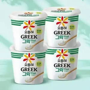 빙그레 요플레 그릭 마일드 무가당 플레인 900g 4개