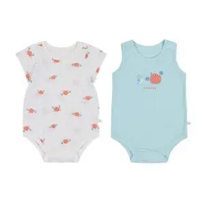 [아가방][더센트럴] 아가방 여름 크랩뱀부바디수트세트(MINT)_01S317521