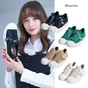 슈리오 퀼팅니트  스니커즈