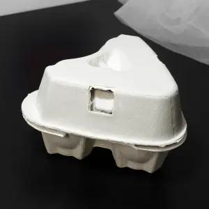 달걀 3구 선물상자 아이보리 (10개입) 부활절 에그 포장 종이 계란판 펄프 포장박스