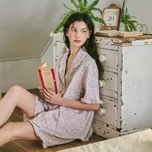 슈아렌 반팔 여성페어 연핑크 (40수)