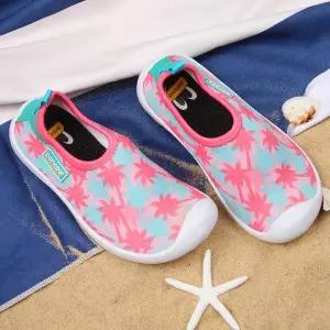 [보리보리/알파슈]팬콧 고급형 패턴 아쿠아슈즈/핑크